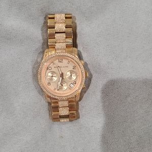 Womens Gold Michael Kors watch